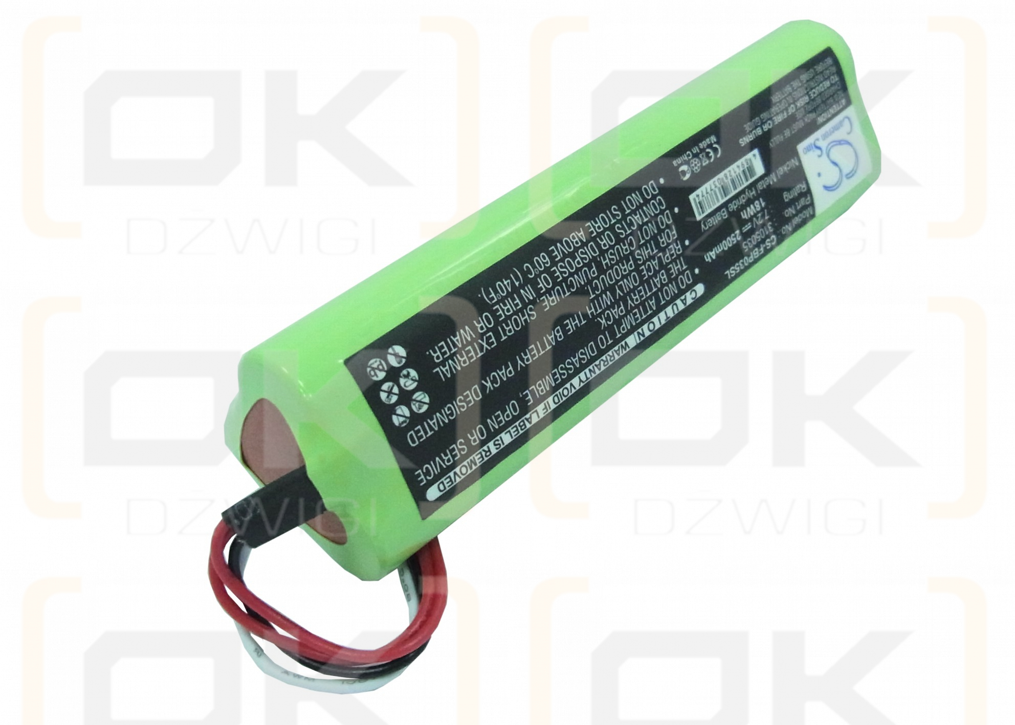 Fluke Ti20 / 3105035 2500mAh Ni-MH 7.2V (Cameron Sino)