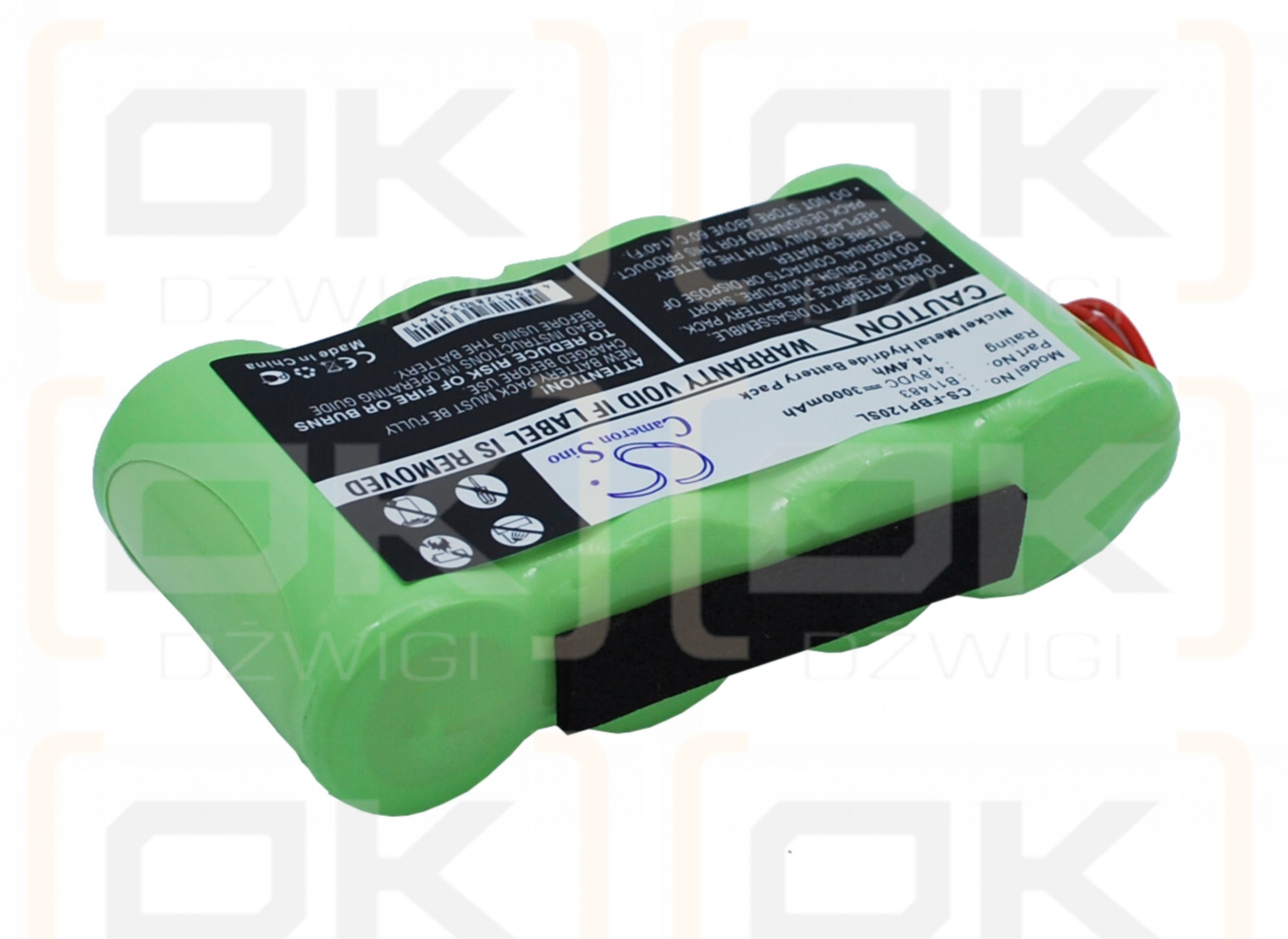 Измеритель Fluke Scope Meter BP124 / B11483 3000 мАч Ni-MH 4,8 В (Cameron Sino)