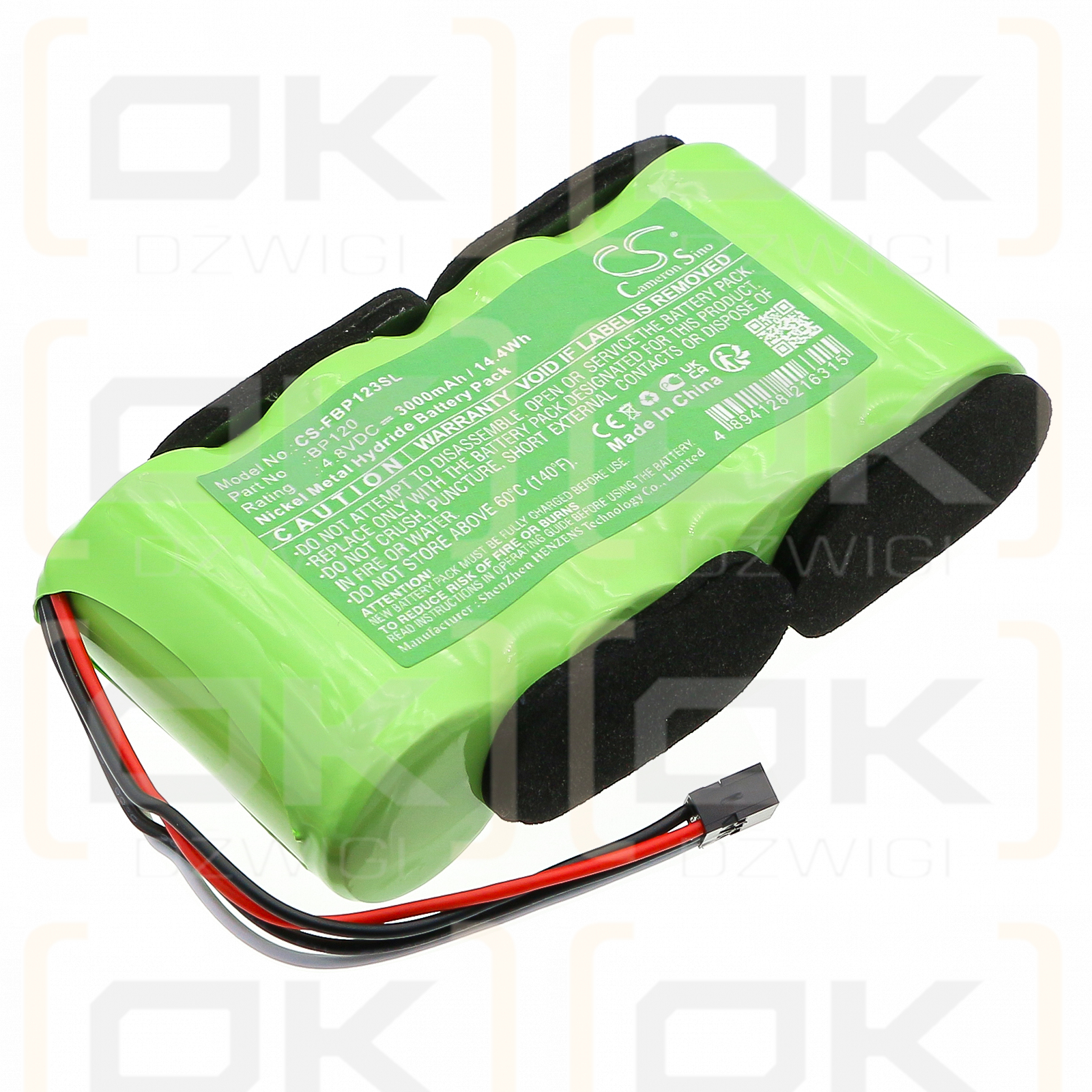 Fluke Scopemeter 120 (Firmware 2.01 version or above) / BP120 3000mAh Ni-MH 4.8V (Cameron Sino)