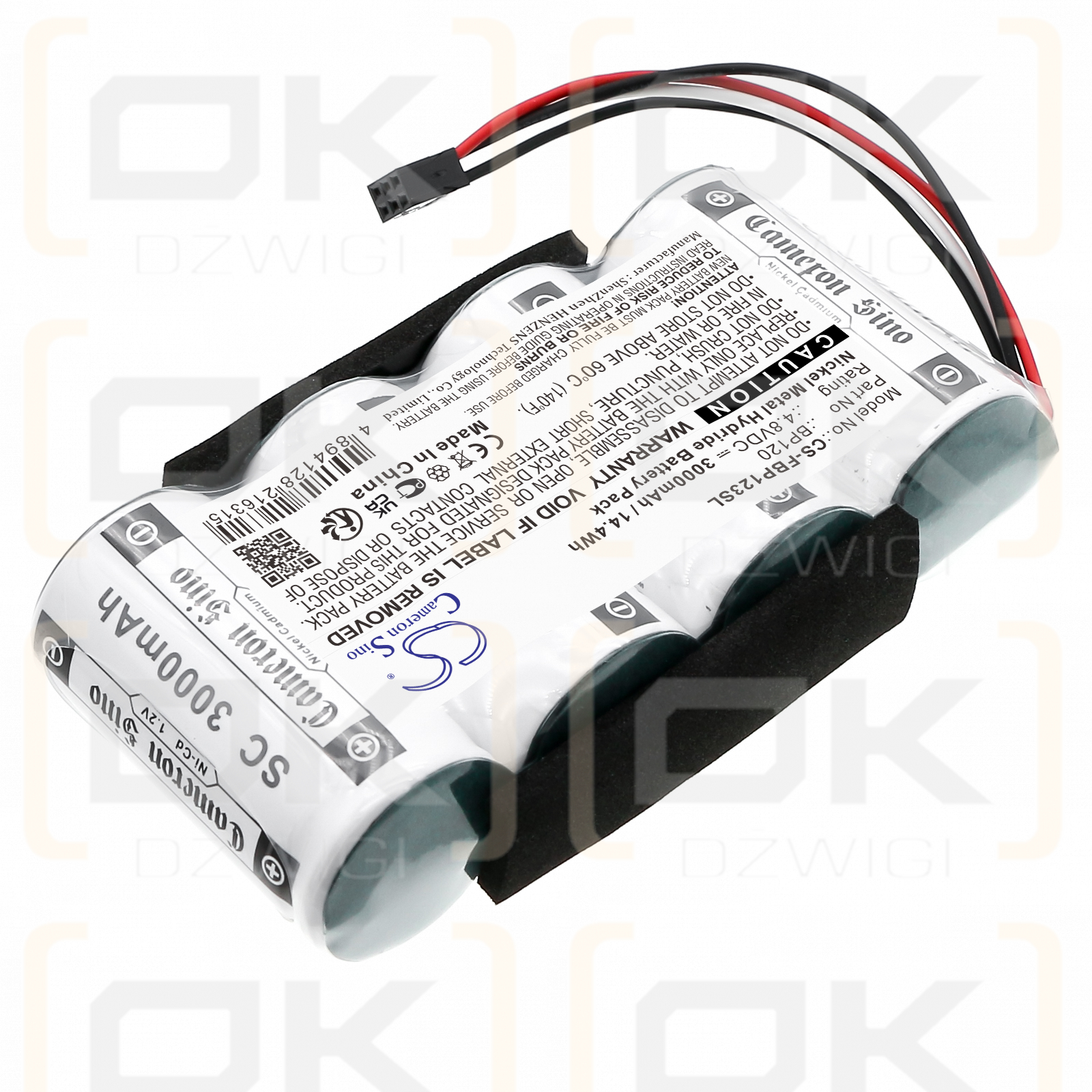 Fluke Scopemeter 120 (Firmware-Version 2.01 oder höher) / BP120 3000 mAh Ni-MH 4,8 V (Cameron Sino)