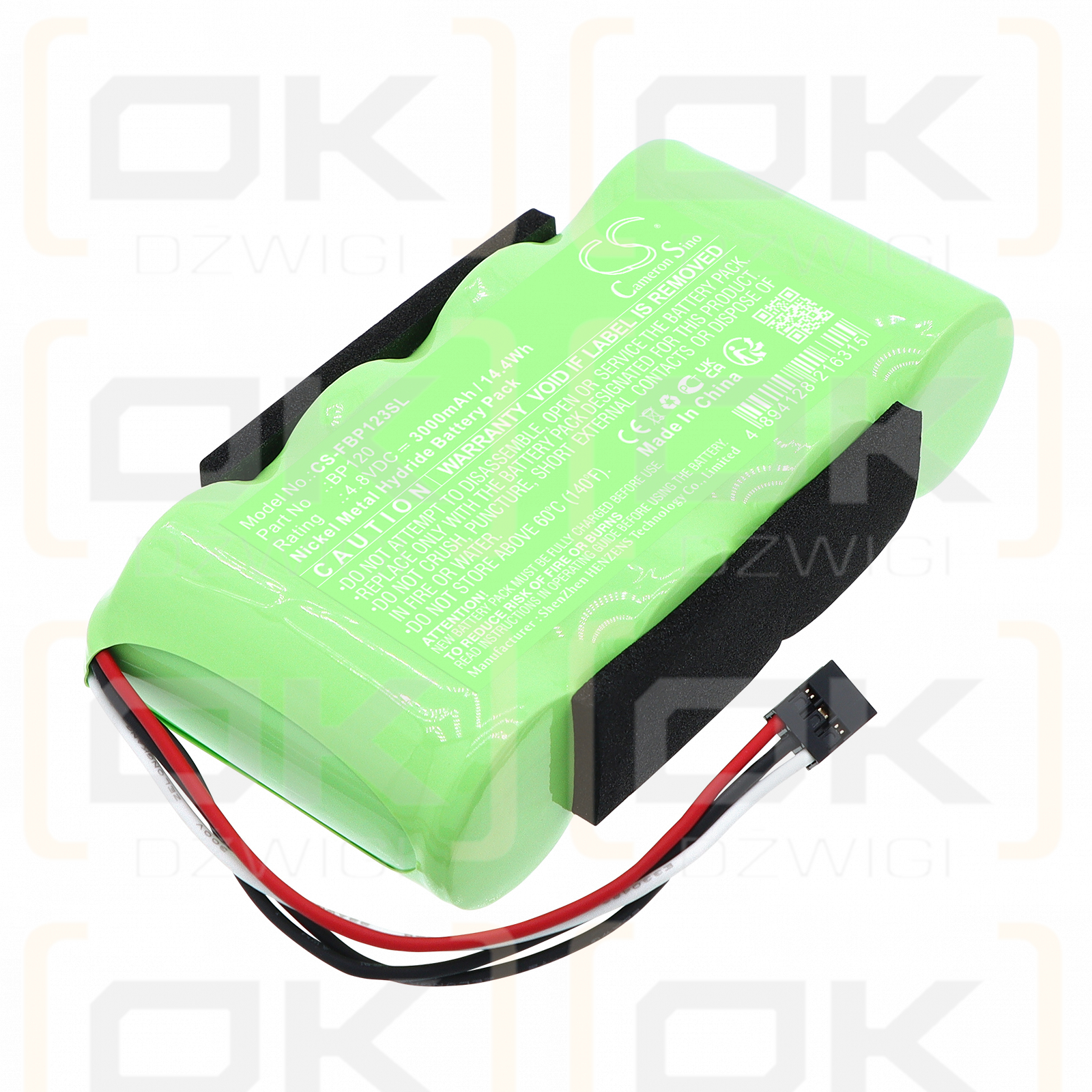 Fluke Scopemeter 120 (Firmware 2.01 oder höher) / BP120 3000 mAh Ni-MH 4,8 V (Cameron Sino)