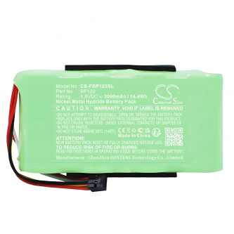Fluke Scopemeter 120 (Firmware 2.01 version or above) / BP120 3000mAh Ni-MH 4.8V (Cameron Sino)
