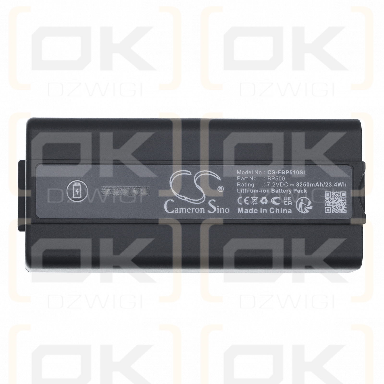 Fluke BT521/WWG / 4542300 3250 mAh Li-ion 7,2 V (Cameron Sino)