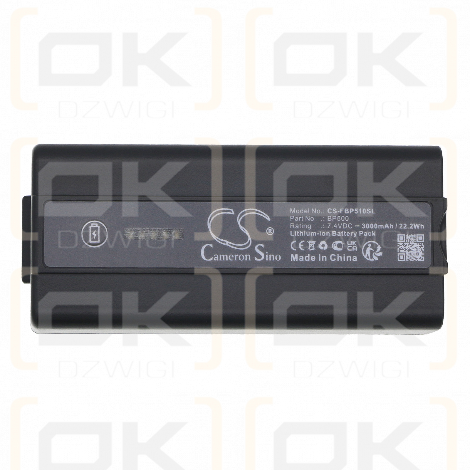 Fluke BT510/WWG / BP500 3000mAh Li-ion 7.4V (Cameron Sino)