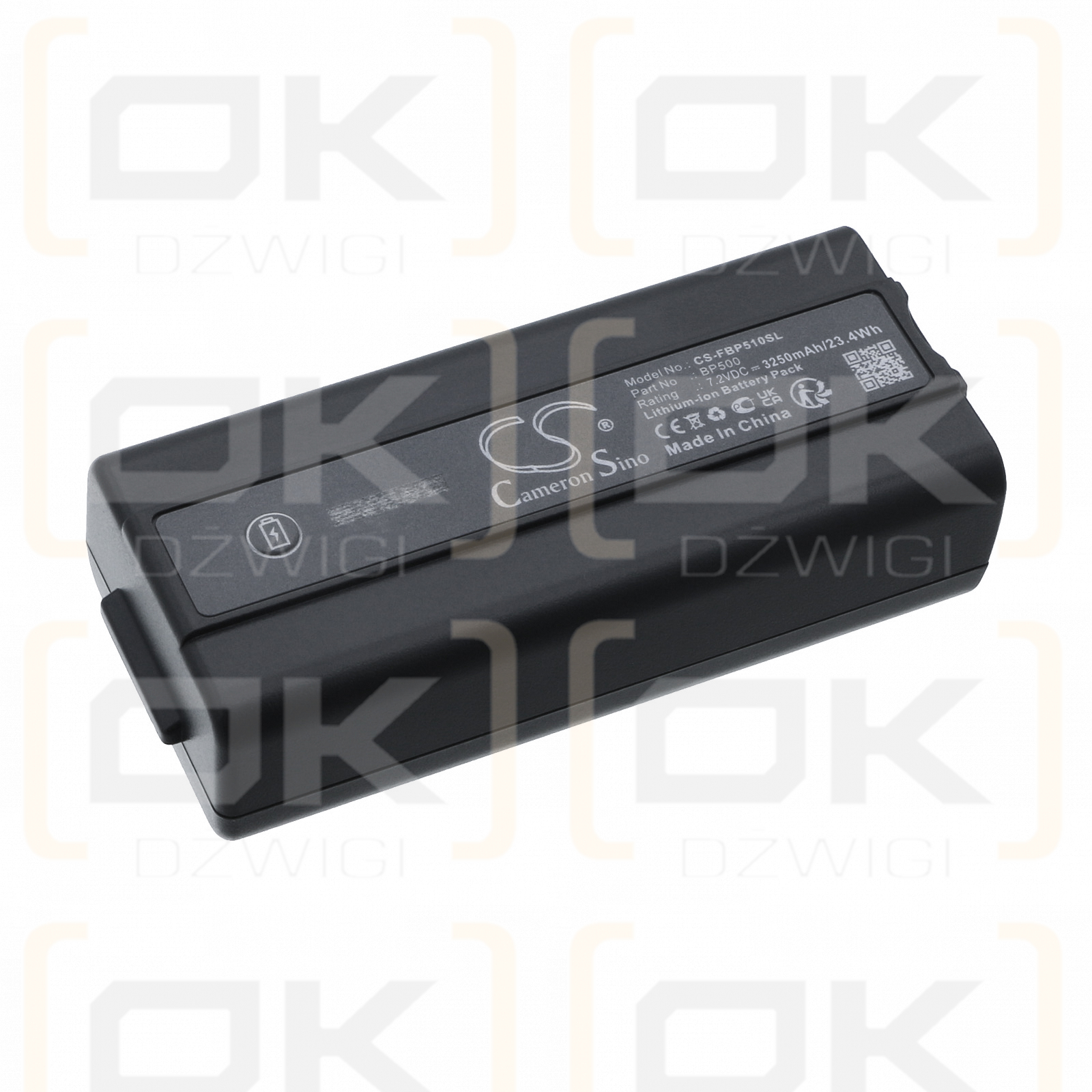 Fluke BT521/WWG / 4542300 3250 mAh Li-ion 7,2 V (Cameron Sino)