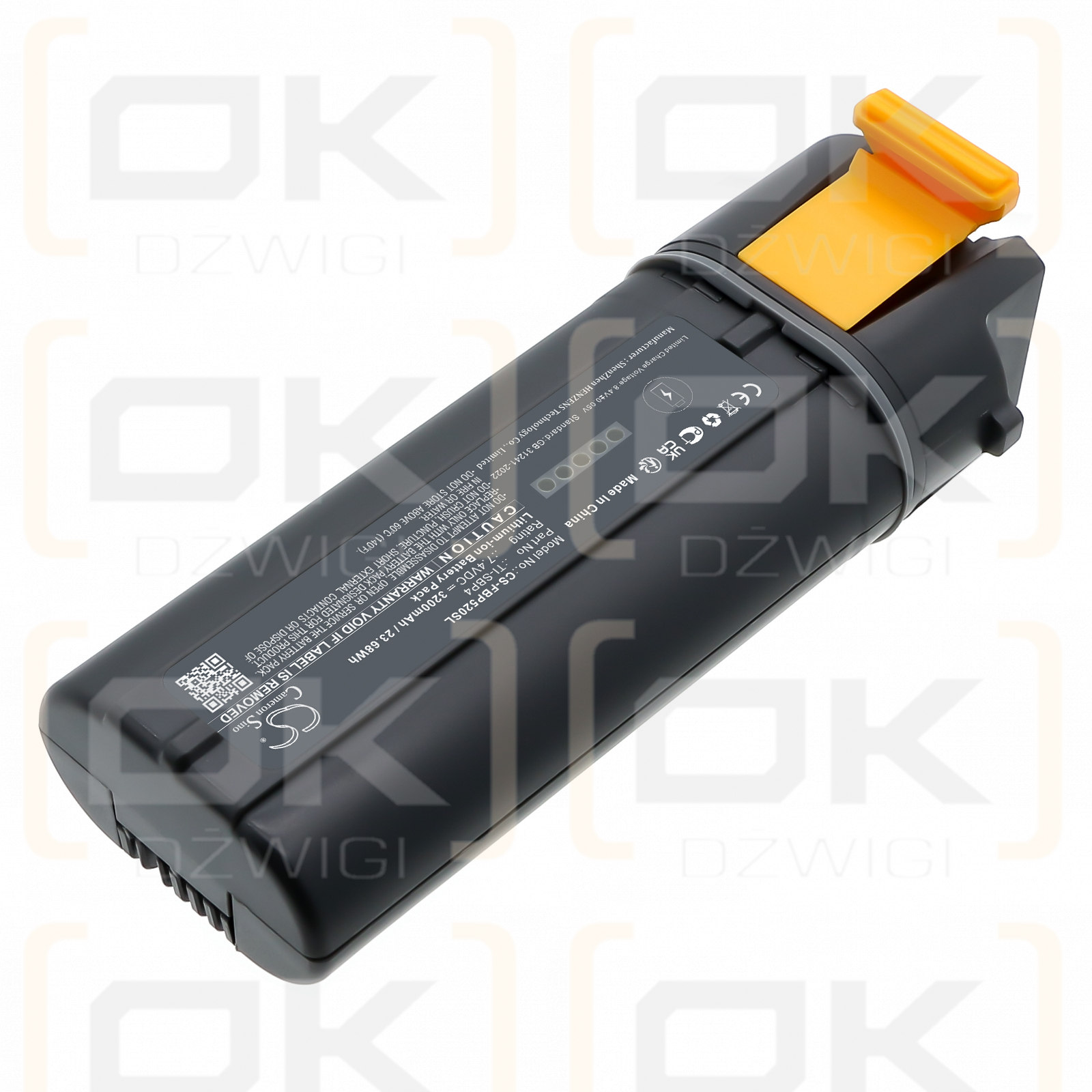 Fluke 1735 / TI-SBP4 3200 mAh Li-Ion 7,4 V (Cameron Sino)