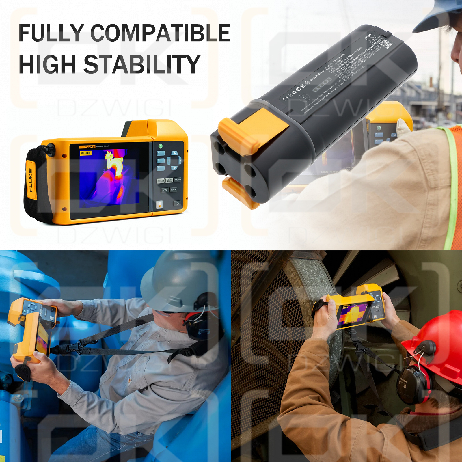 Fluke 1735 / TI-SBP4 3200 mAh Li-Ion 7,4 V (Cameron Sino)