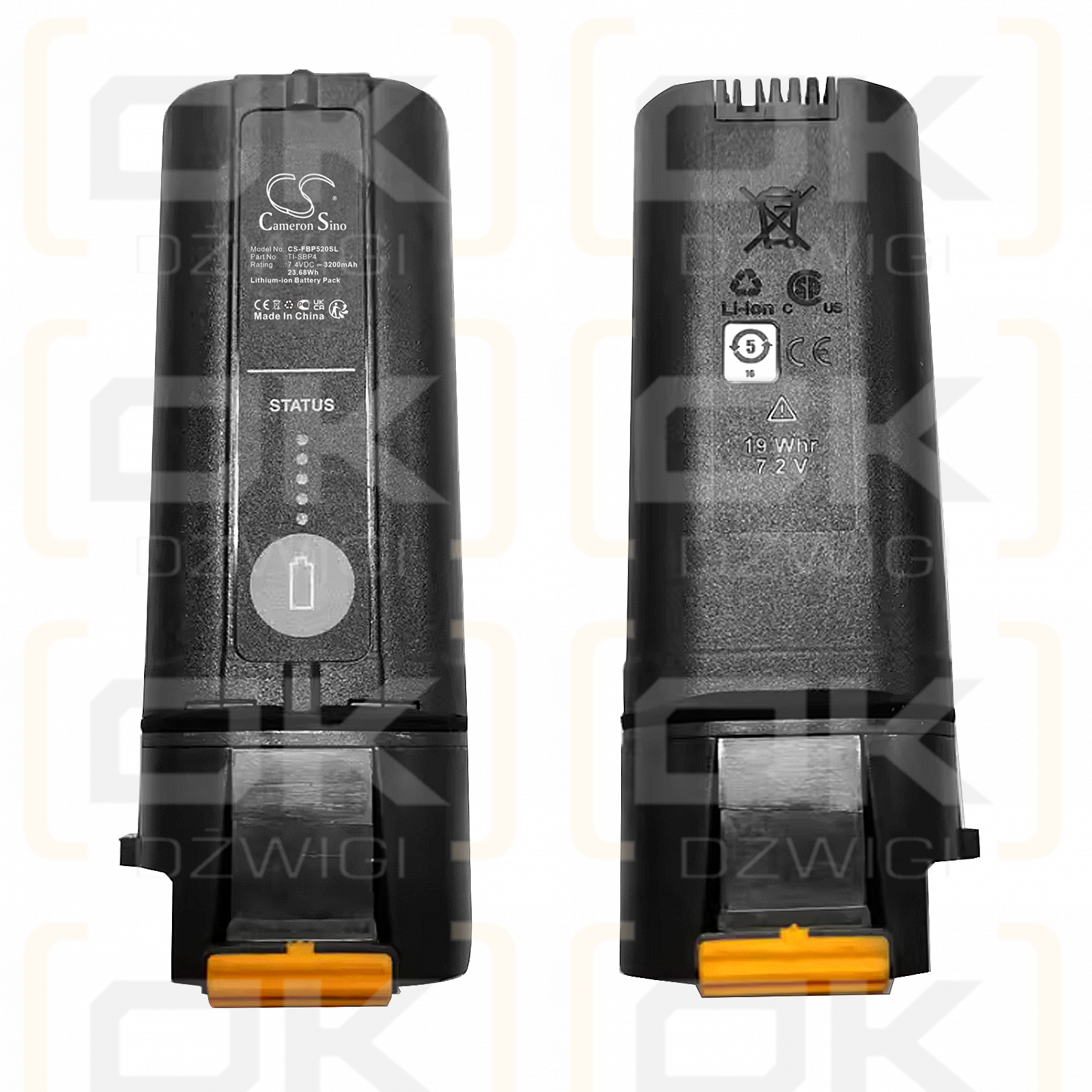 Fluke 1735 / TI-SBP4 3200 мАч литий-ионный 7,4 В (Cameron Sino)