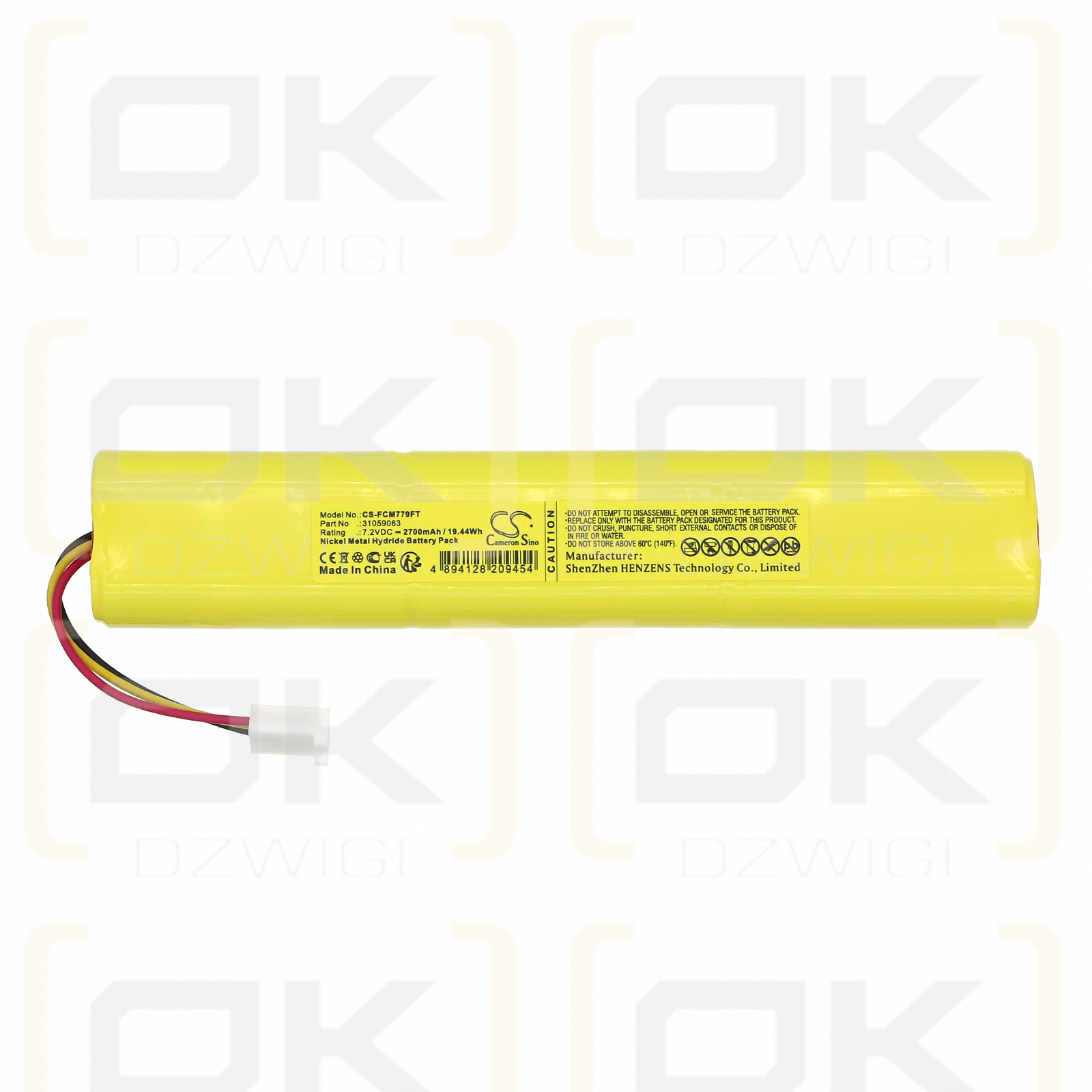 Facom 779.CL1/31059063 2700mAh Ni-MH 7.2V (Cameron Sino)