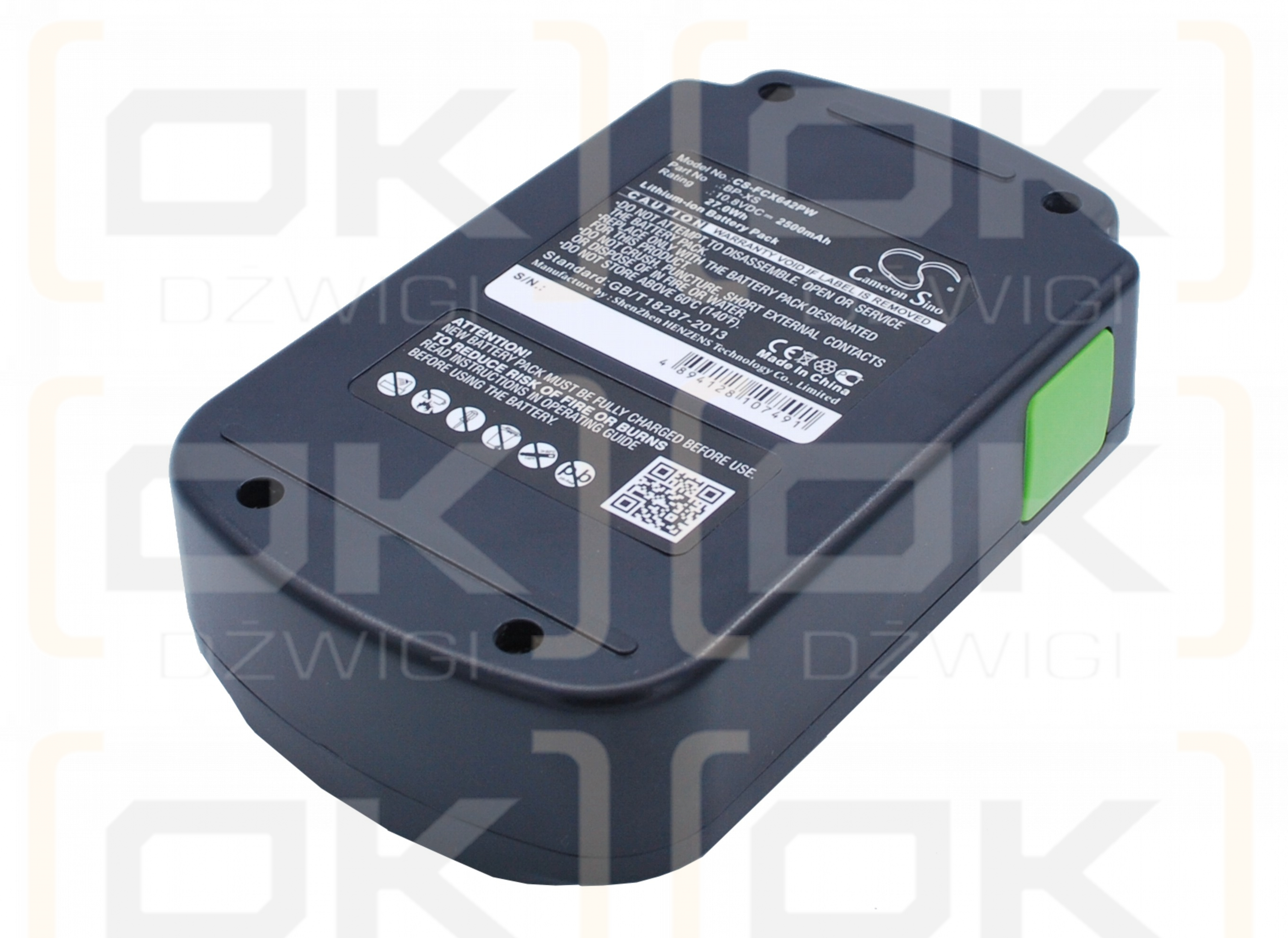 Festool CXS / BP-XS 2500 mAh Li-ion 10.8 V (Cameron Sino)