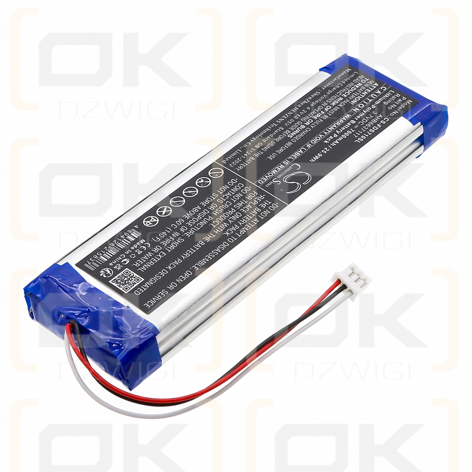 Fluke DS703 Diagnostic Videoscope / AHB6637117 7000mAh Li-Polymer 3.7V (Cameron Sino)