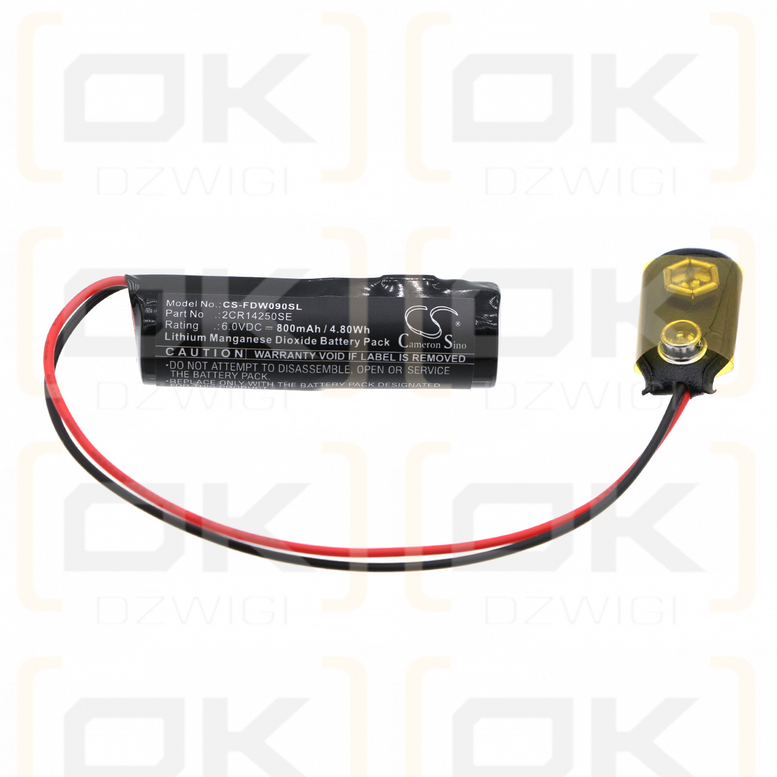 Bosch G107 / 49753 800 mAh Li-MnO2 6,0 V (Cameron Sino)