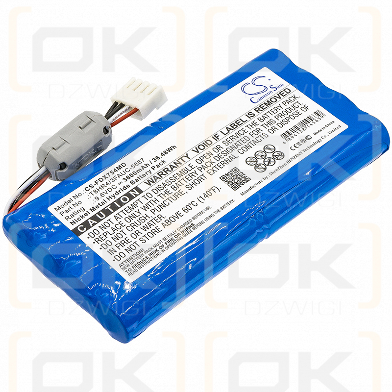 Fukuda FX-7542 / T8HR4/3FAUC-5887 3800mAh Ni-MH 9.6V (Cameron Sino)