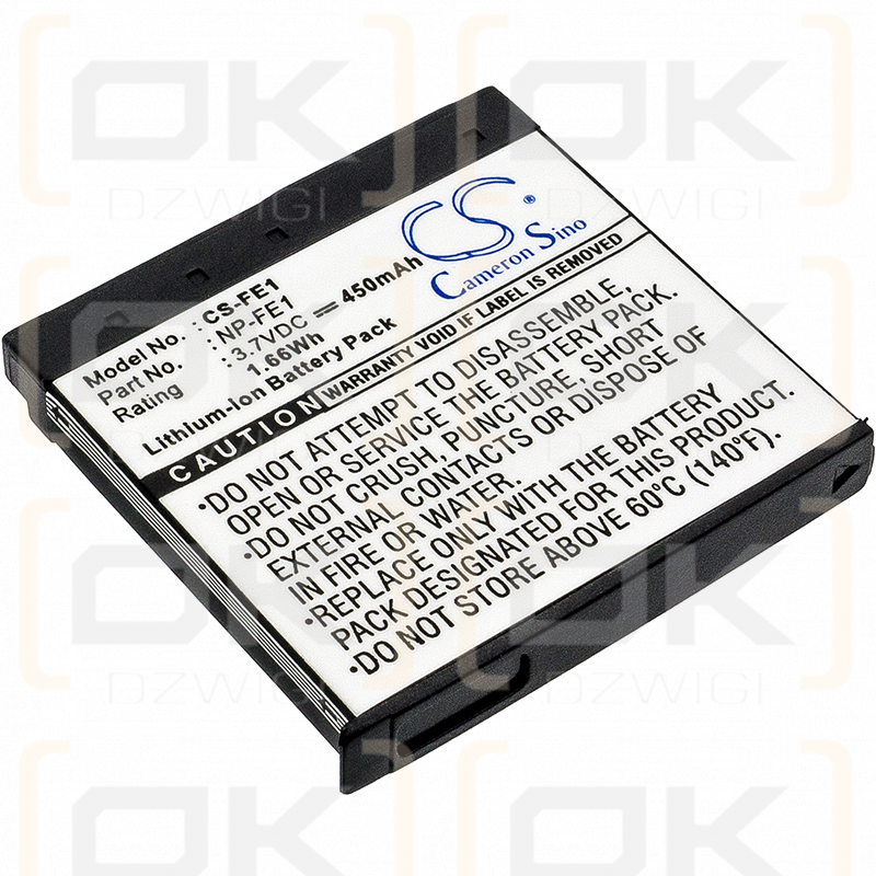 Sony Cyber-shot DSC-T7/S / NP-FE1 450 mAh Li-ion 3,7 V (Cameron Sino)