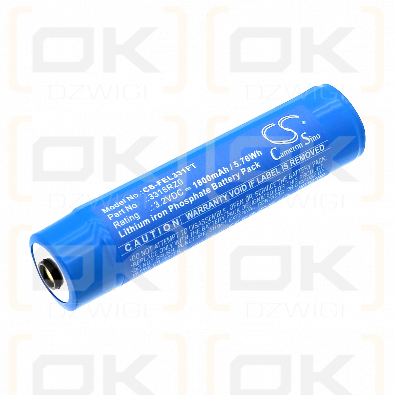 Pelican 3315R-RA / 3319 1800 mAh LiFePO4 3,2 V (Cameron Sino)