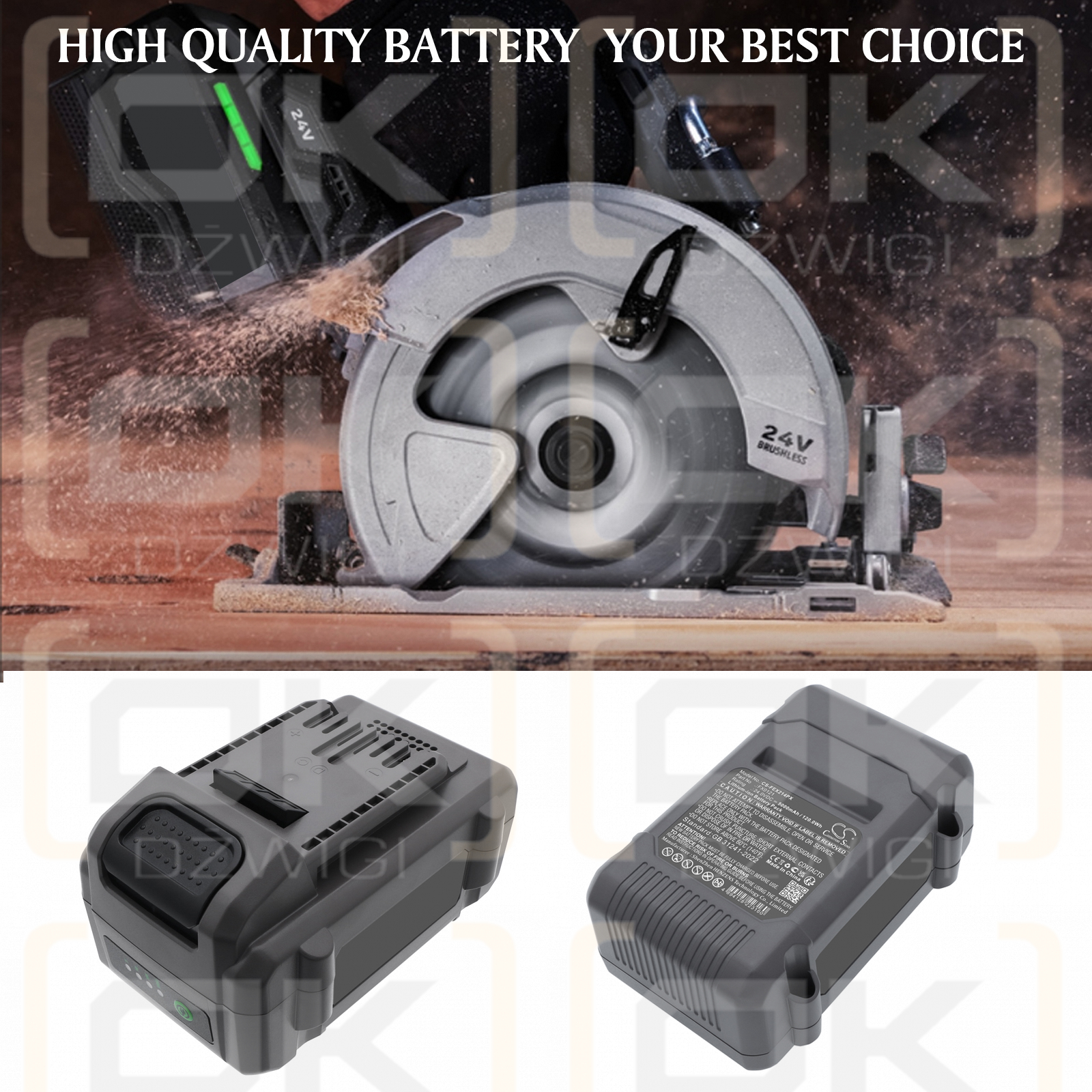 FLEX FX4111-Z / FX0121 5000 mAh Li-ion 24 V (Cameron Sino)