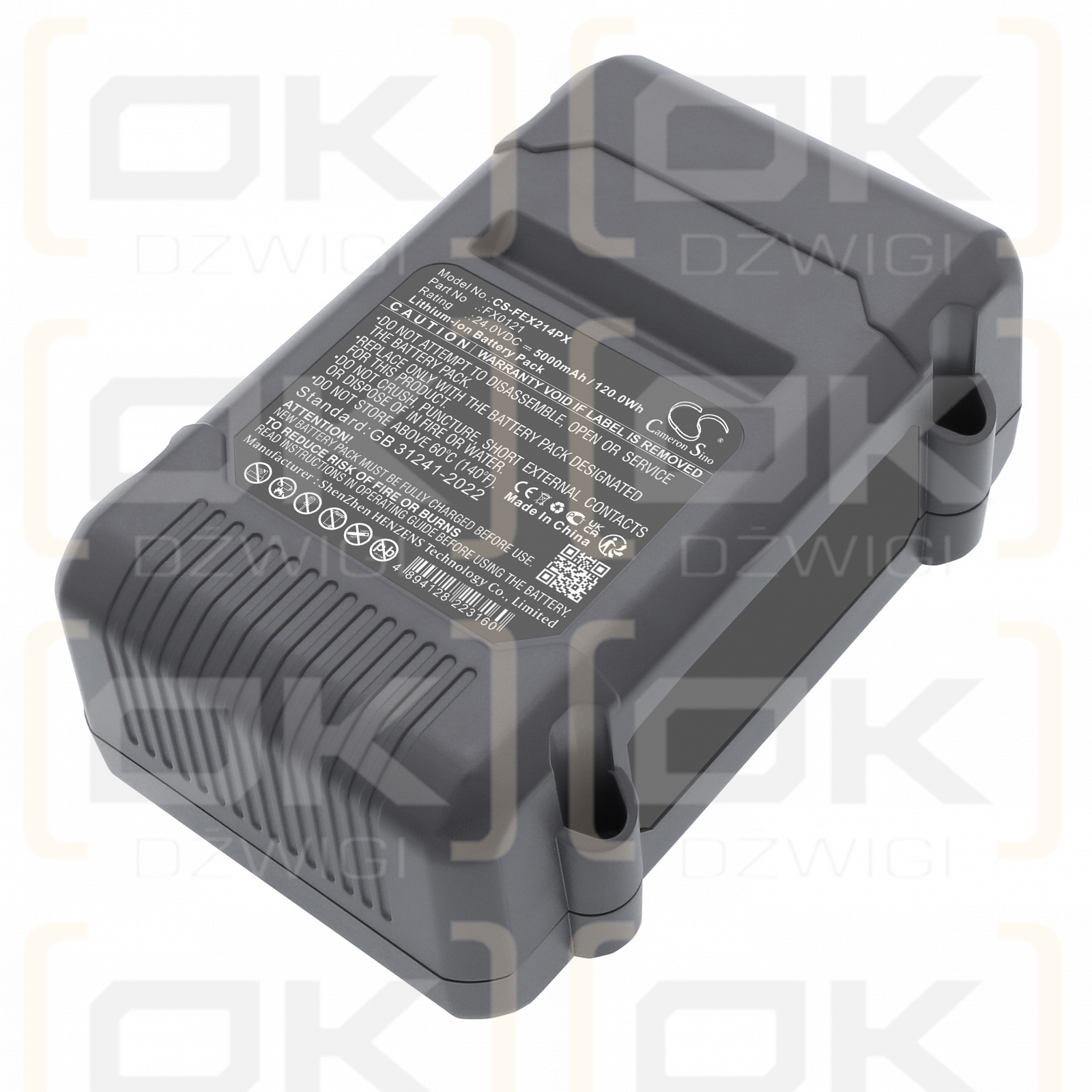 FLEX FX4111-Z / FX0121 5000 mAh Li-ion 24 V (Cameron Sino)