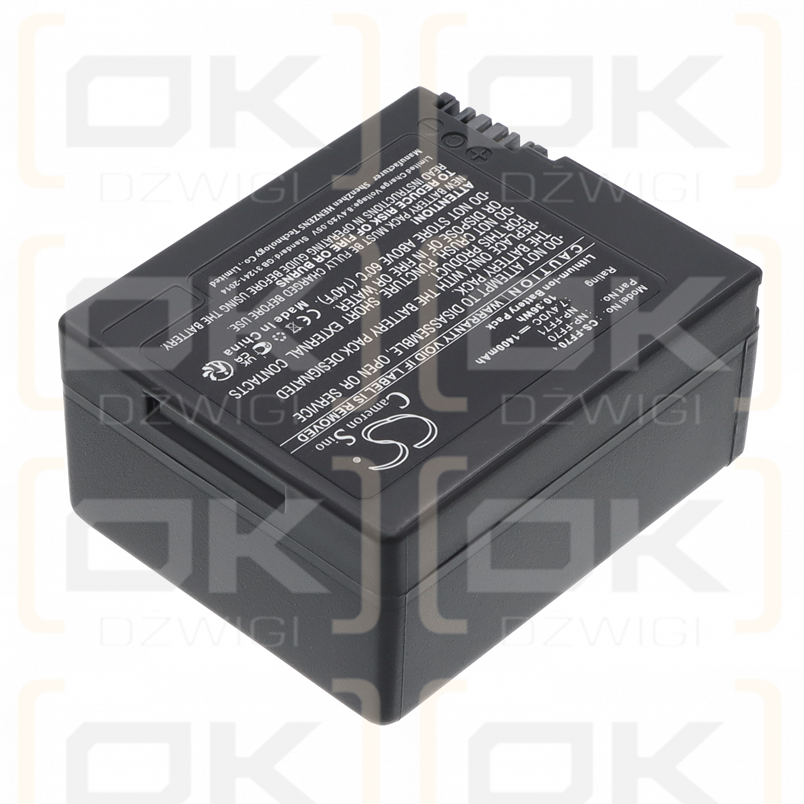 Аккумулятор Sony DCR-TRV25 / NP-FF70 литий-ионный 7,4 В 1400 мАч (Cameron Sino)