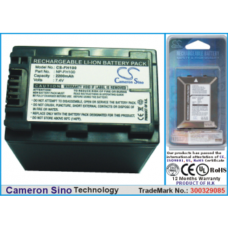 Sony DCR-DVD705E / NP-FH100 2200 mAh Li-ion 7,4 V (Cameron Sino)