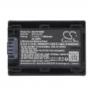 Аккумулятор Sony DCR-DVD705E / NP-FH100 литий-ионный 3300 мАч 7,4 В (Cameron Sino)