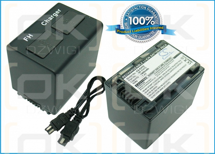 Sony DCR-DVD705E / NP-FH70 1400 mAh Li-ion 7,4 V (Cameron Sino)