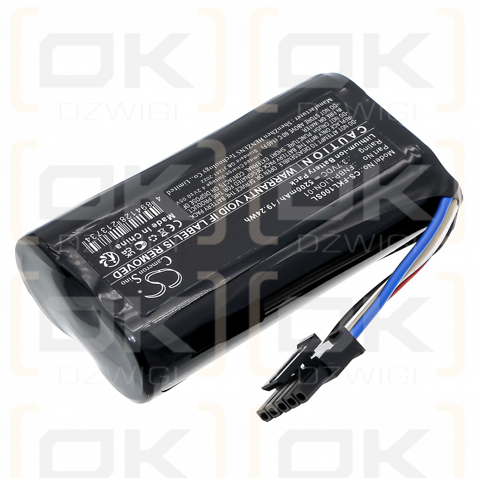 Fluke Networks LIQ100IE LinkIQ Industrial Ethernet Cable + Network Tester / FNBP-LION-01 5200mAh Li-ion 3.7V (Cameron Sino)