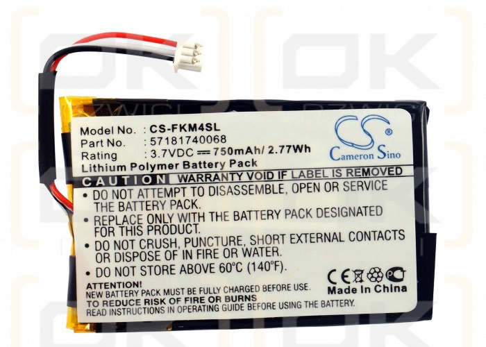 FALK M8 / 57181740068 750mAh Li-Polímero 3.7V (Cameron Sino)