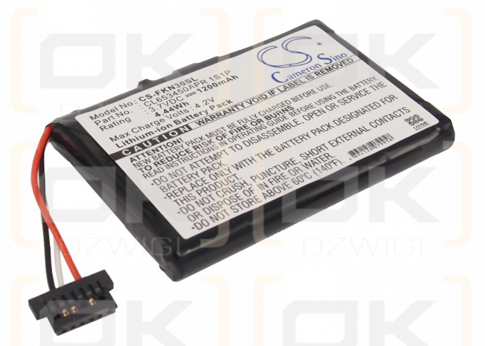 FALK Navigator 3500 / CL653450APR 1S1P 1200 mAh Li-Ion 3,7 V (Cameron Sino)