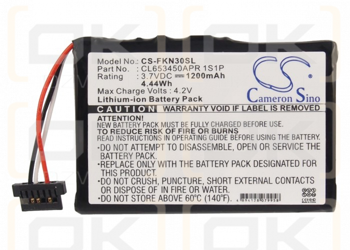 FALK Navigator 3500 / CL653450APR 1S1P 1200 mAh Li-Ion 3,7 V (Cameron Sino)