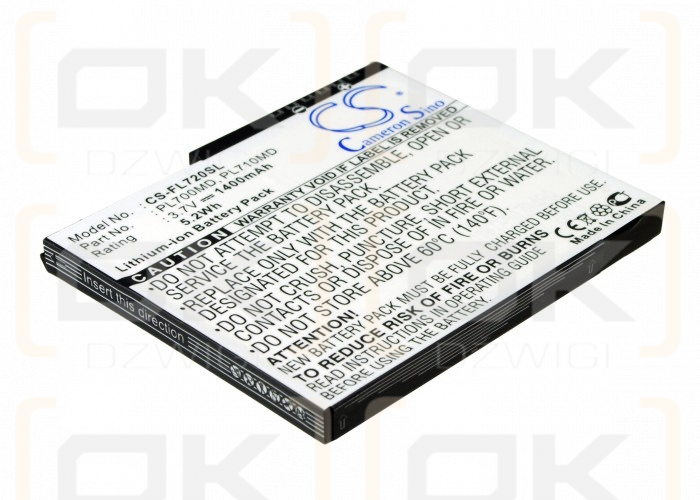 Bateria zamienna do Fujitsu Loox 728 / PL700MD 1400 mAh Li-ion 3.7 V (Cameron Sino)