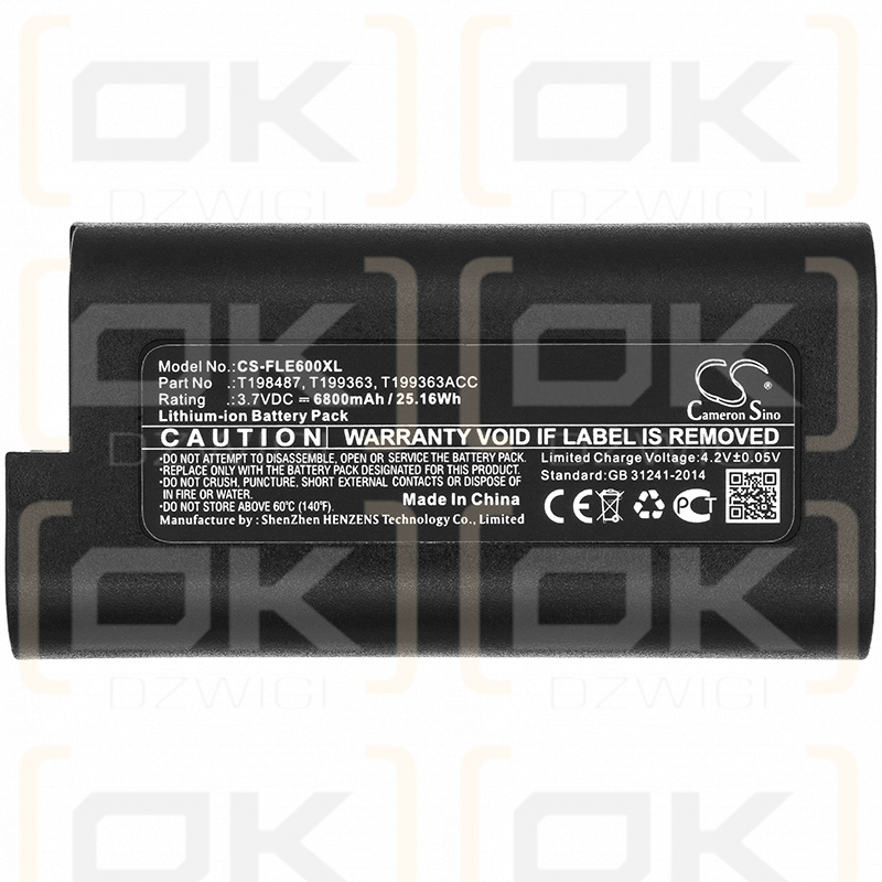 Flir / T198487 6800 mAh Li-Ion 3,7 V (Cameron Sino)