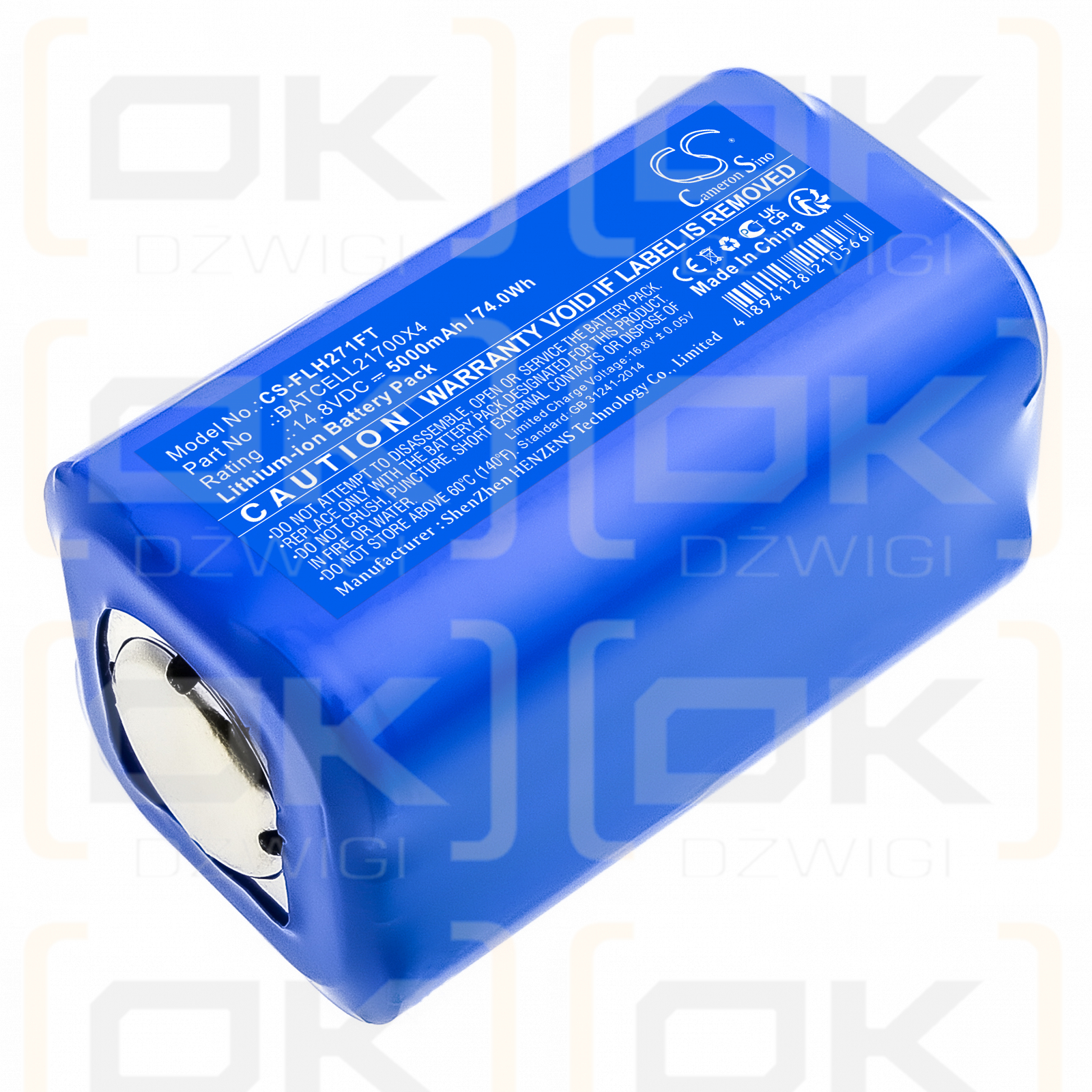 Bigblue CB10000P / BATCELL21700X4 5000mAh Li-ion 14.8V (Cameron Sino)