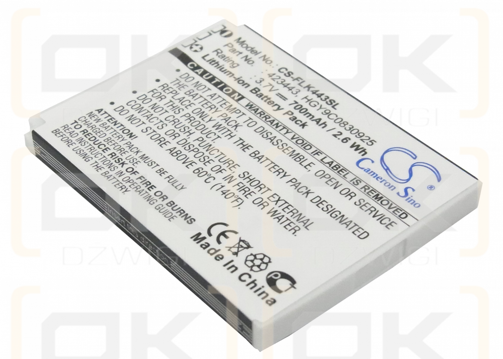 FOXLINK 423443 / 423443 700 mAh Li-Ion 3,7 V (Cameron Sino)