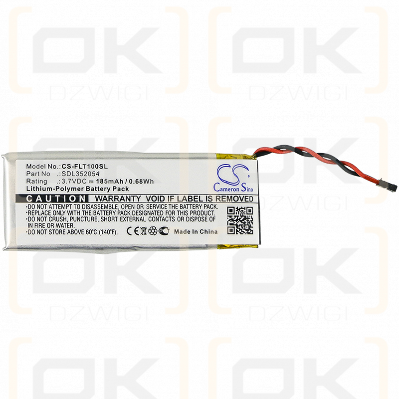 Flir / SDL352054 185mAh Li-polímero 3.7V (Cameron Sino)