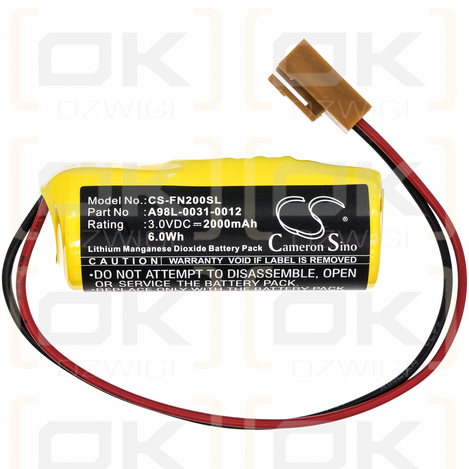 Le Blonde 77 CNC enrutador controlador lógico programable ordenador industrial / A98L-0031-0012 2000mAh Li-MnO2 3.0V (Cameron Sino)