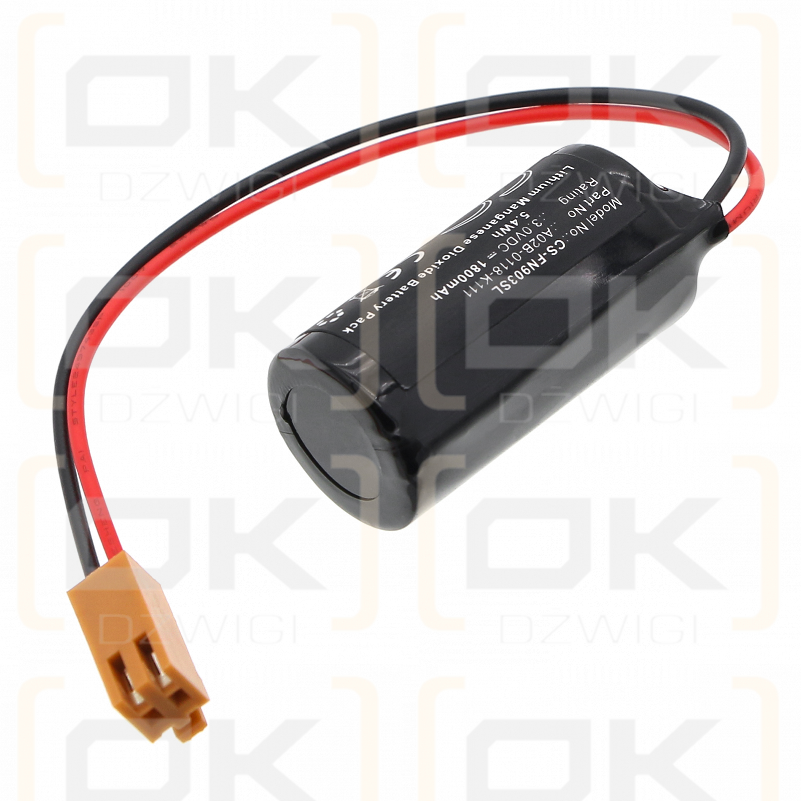Cutler Hammer Fanuc 90-30 / A02B-0118-K111 1800mAh Li-MnO2 3.0V (Cameron Sino)