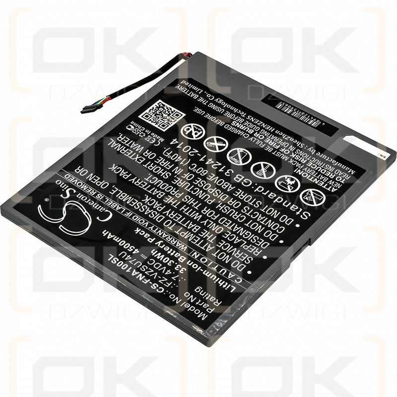 Panasonic Toughpad FZ-A1 4G / FZ-VZSU74U 4500 mAh Li-ion 7,4 V (Cameron Sino)