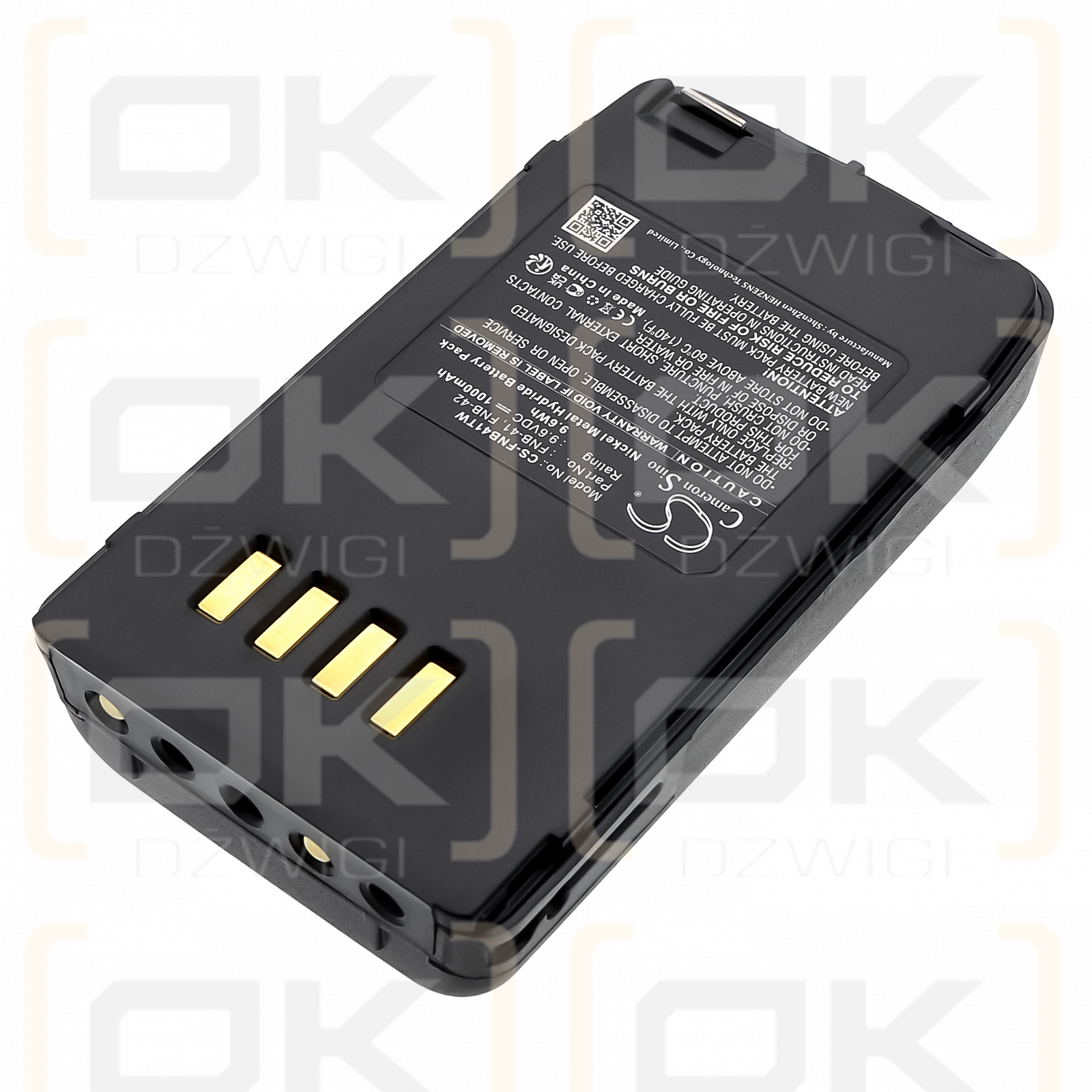 Vertex Standard VXA-100 / FNB-41 1000mAH Ni-MH 9.6V (Cameron Sino)