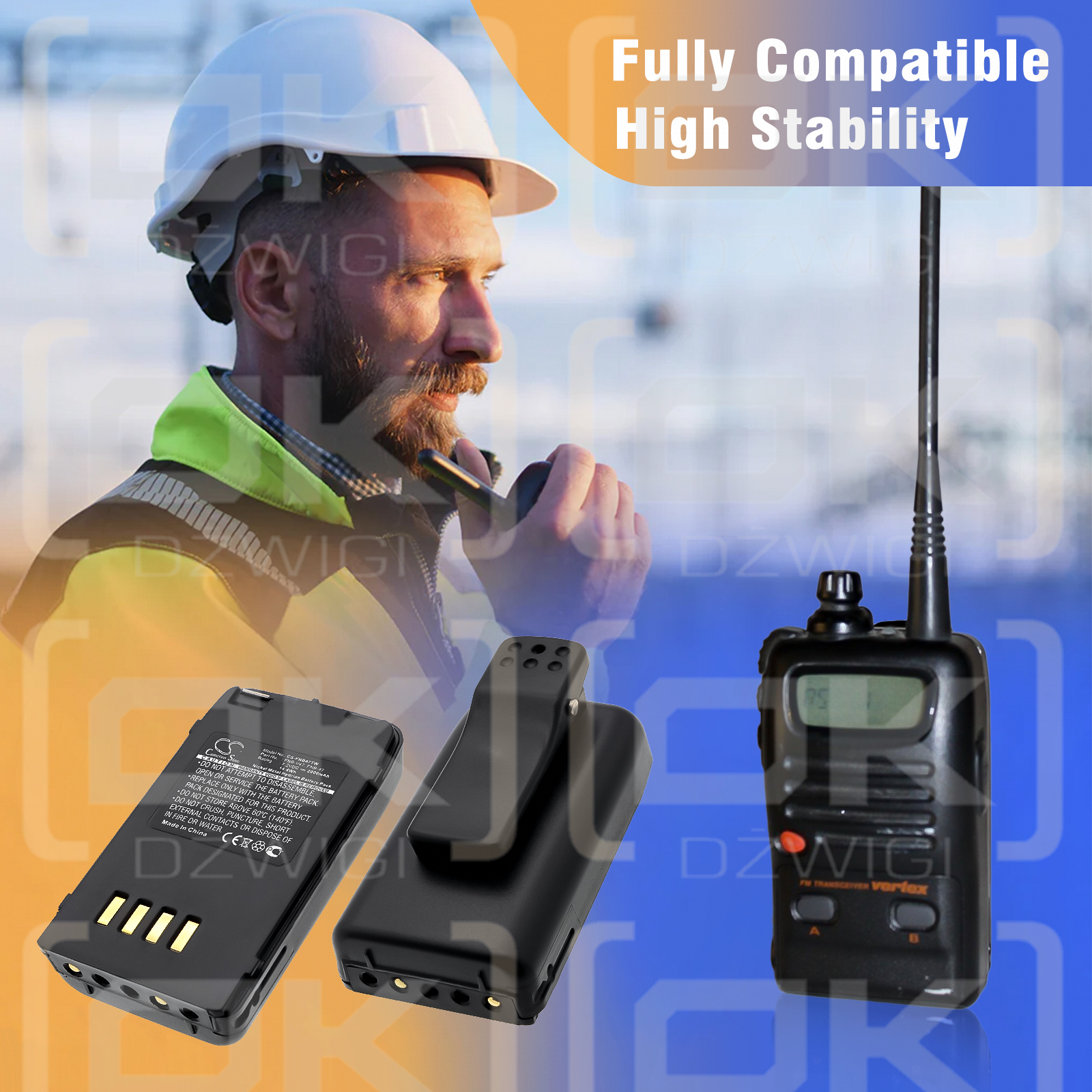 Vertex Standard FT50R / FNB-V47 2000mAh Ni-MH 7.2V (Cameron Sino)