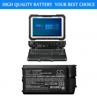 Panasonic Toughbook G2 / FZ-VZSU1VU 6200 mAh Li-Ion 10,8 V (Cameron Sino)