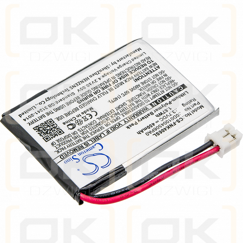 Franklin EST-4016 / 0D01004506PA0 450 mAh Li-Polymer 3,7 V (Cameron Sino)