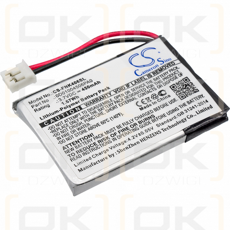 Franklin EST-4016 / 0D01004506PA0 450 mAh Li-Polymer 3,7 V (Cameron Sino)