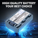 Sony DCR-DVD105 / NP-FP50 750 mAh Li-ion 7,4 V (Cameron Sino)