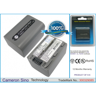 Sony DCR-DVD705E / NP-FP71D 1300 mAh Li-ion 7,4 V (Cameron Sino)