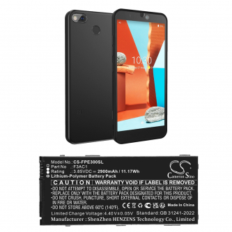 Batería Fairphone 3+ / F3AC1 de polímero de litio de 2900 mAh y 3,85 V (Cameron Sino)