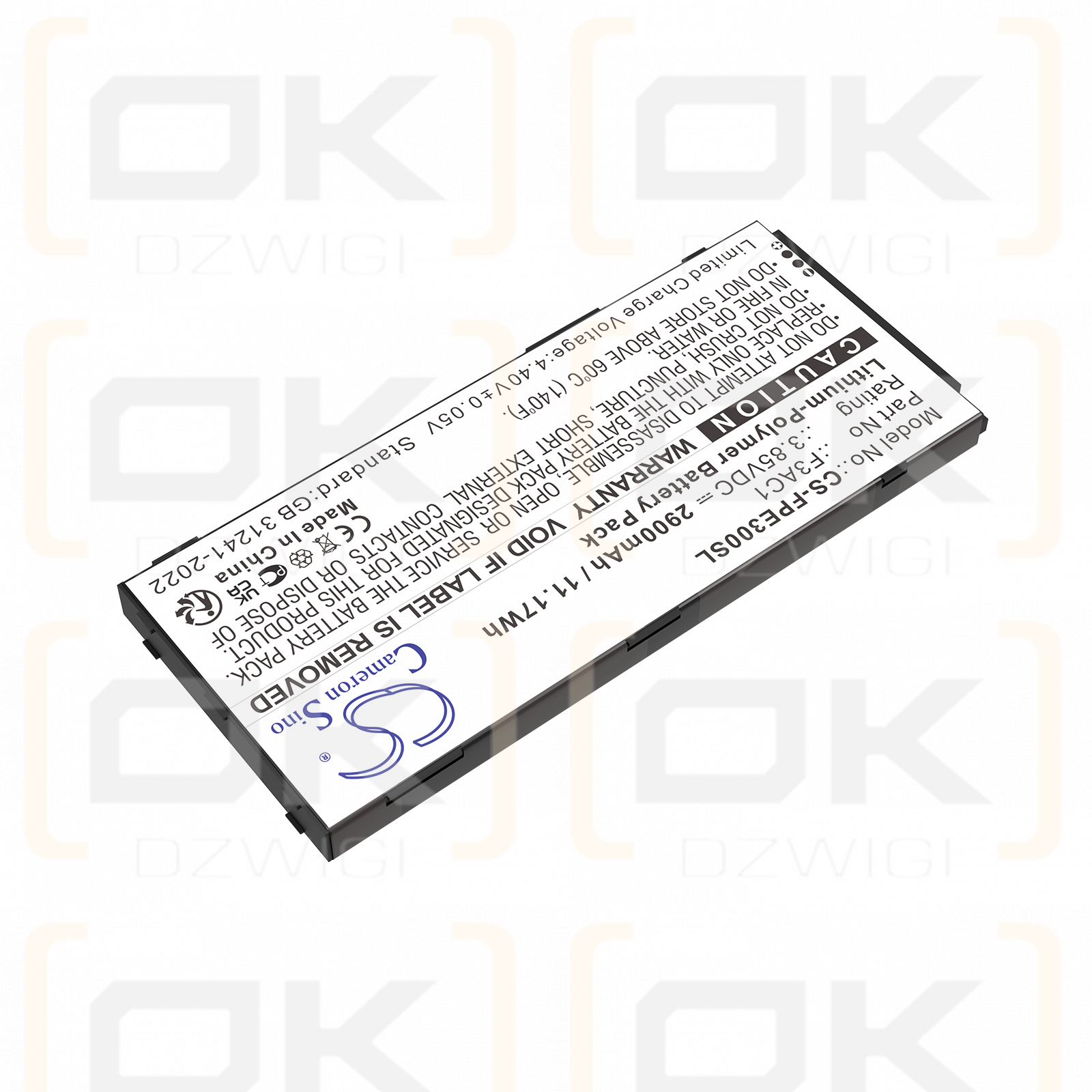 Fairphone Fairphone 3+ / F3AC1 2900 mAh Li-Polymer 3,85 V (Cameron Sino)