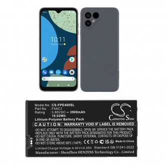 Batería Fairphone 4/F4AC1 de polímero de litio de 3900 mAh y 3,85 V (Cameron Sino)