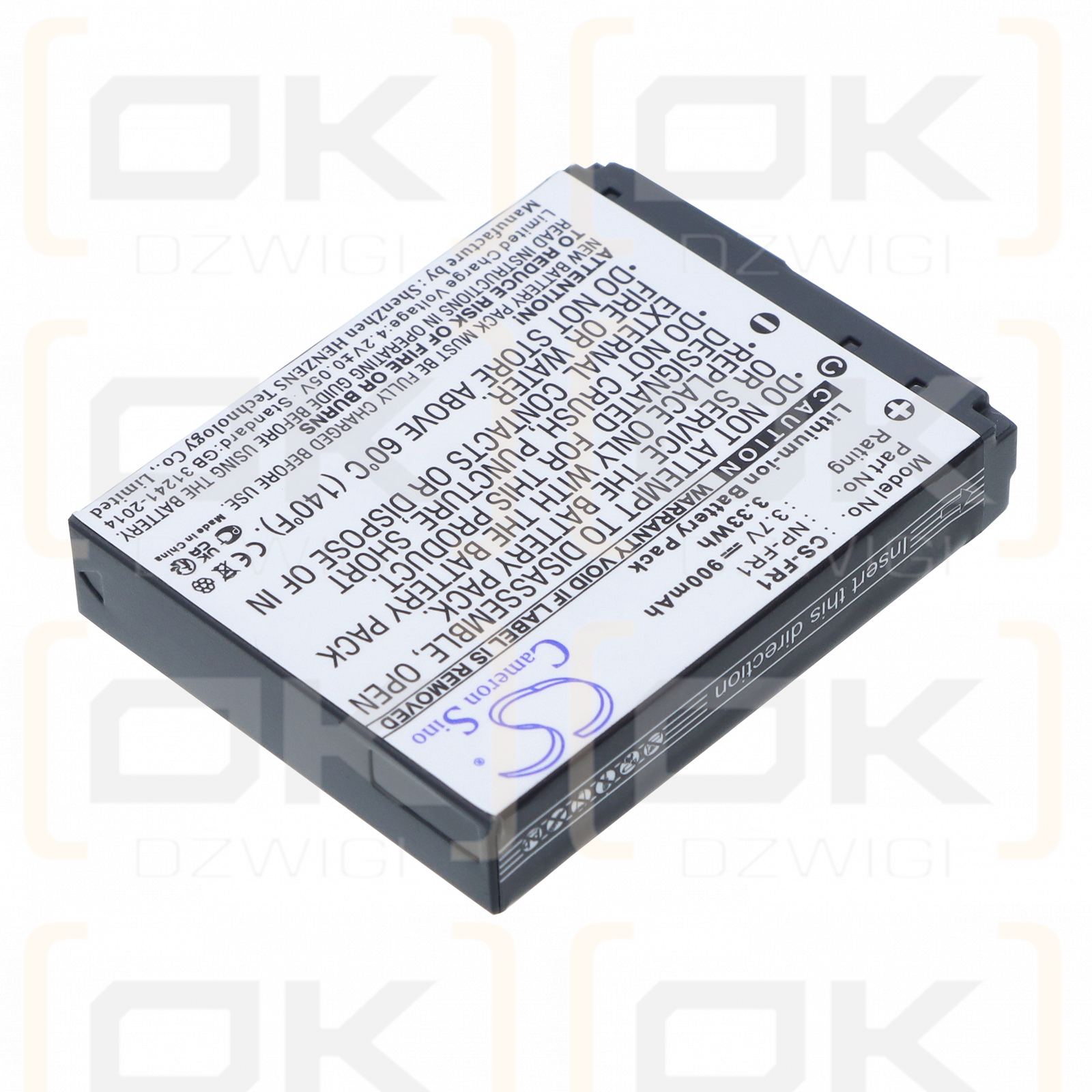 Sony Cyber-shot DSC-F88 / NP-FR1 900mAh Li-ion 3.7V (Cameron Sino)