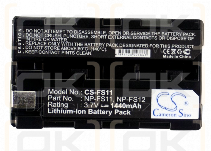 Sony DCR-PC4E / NP-F10 1440mAh Li-ion 3.7V (Cameron Sino)