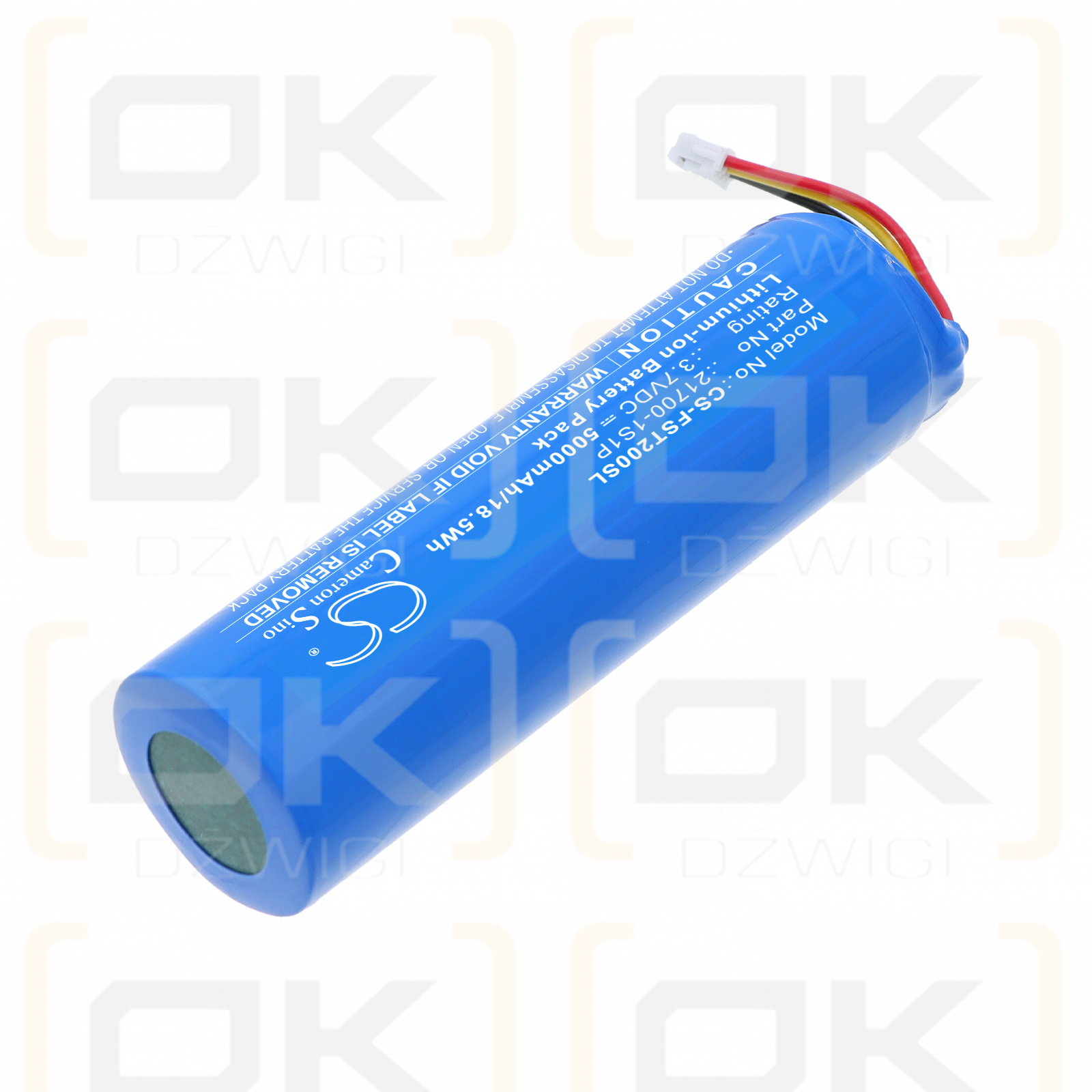 360 AB2L / 21700-1S1P 5000 mAh Li-ion 3,7 V (Cameron Sino)